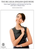 Cover: THE BIG LEGAL ENGLISH QUIZ BOOK - Independent Publishing Network