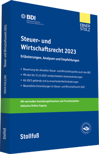 Abbildung von: Steuer- und Wirtschaftsrecht 2023 - Stollfuß