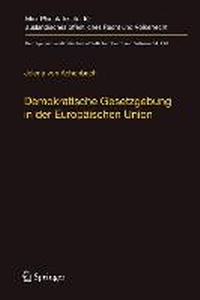 Abbildung von: Demokratische Gesetzgebung in der Europäischen Union - Springer