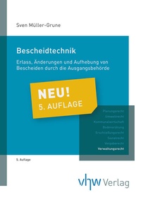 Abbildung von: Bescheidtechnik - vhw - Verlag Dienstleistung