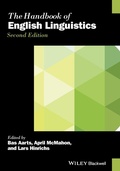 Cover: The Handbook of English Linguistics - Wiley-Blackwell