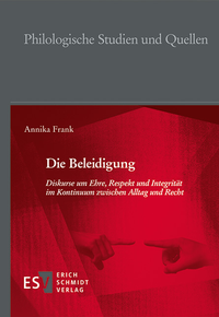 Abbildung von: Die Beleidigung - Erich Schmidt Verlag