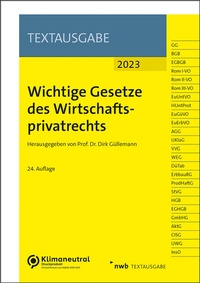 Bild vergrößern Bild: Wichtige Gesetze des Wirtschaftsprivatrechts - NWB