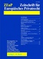 Abbildung: "Zeitschrift für Europäisches Privatrecht - ZEuP"