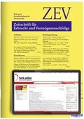 Abbildung von: ZEV - Zeitschrift für Erbrecht und Vermögensnachfolge - C.H.BECK