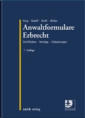 Cover: Anwaltformulare Erbrecht - Zerb