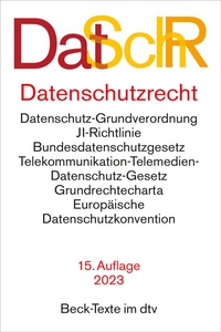 Enlarge image Cover: Datenschutzrecht: DatSchR - dtv