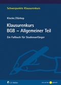 Abbildung von: Klausurenkurs BGB - Allgemeiner Teil - C.F. Müller
