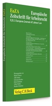 Cover: Europ&auml;ische Zeitschrift f&uuml;r Arbeitsrecht - EuZA - C.H.BECK