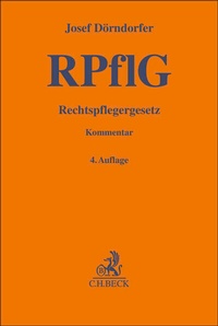 Abbildung von: Rechtspflegergesetz - C.H.BECK