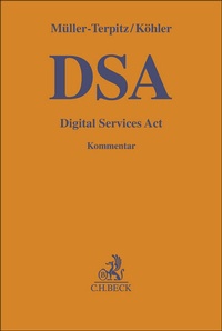 Abbildung von: Digital Services Act. DSA - C.H.BECK