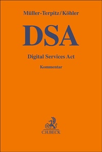 Abbildung von: Digital Services Act. DSA - C.H.BECK