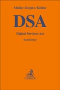 Cover: Digital Services Act. DSA - C.H.BECK