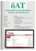Abbildung von: Zeitschrift für das öffentliche Arbeits- und Tarifrecht - öAT - C.H.BECK