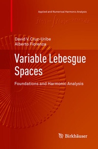 Enlarge image Cover: Variable Lebesgue Spaces - Birkhäuser