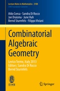 Cover: Combinatorial Algebraic Geometry - Springer