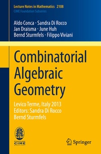 Enlarge image Cover: Combinatorial Algebraic Geometry - Springer