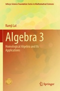 Cover: Algebra 3 - Springer