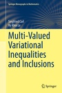 Cover: Multi-Valued Variational Inequalities and Inclusions - Springer