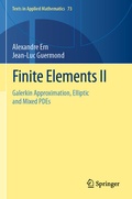 Cover: Finite Elements II - Springer