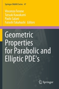 Abbildung von: Geometric Properties for Parabolic and Elliptic PDE's - Springer