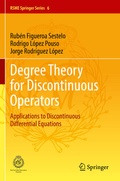 Cover: Degree Theory for Discontinuous Operators - Springer
