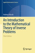 Cover: An Introduction to the Mathematical Theory of Inverse Problems - Springer