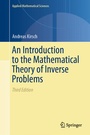 Cover: An Introduction to the Mathematical Theory of Inverse Problems - Springer