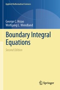 Cover: Boundary Integral Equations - Springer