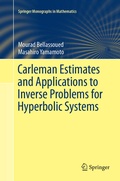 Cover: Carleman Estimates and Applications to Inverse Problems for Hyperbolic Systems - Springer