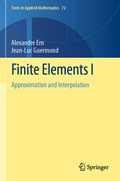Cover: Finite Elements I - Springer