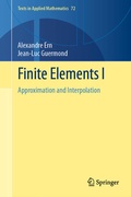 Cover: Finite Elements I - Springer