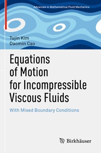 Abbildung von: Equations of Motion for Incompressible Viscous Fluids - Birkhäuser