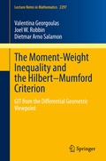 Cover: The Moment-Weight Inequality and the Hilbert-Mumford Criterion - Springer