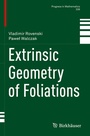 Cover: Extrinsic Geometry of Foliations - Springer