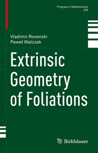 Abbildung von: Extrinsic Geometry of Foliations - Springer