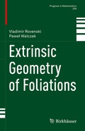 Cover: Extrinsic Geometry of Foliations - Springer