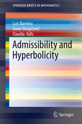 Cover: Admissibility and Hyperbolicity - Springer