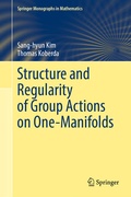 Cover: Structure and Regularity of Group Actions on One-Manifolds - Springer