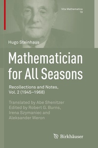 Enlarge image Cover: Mathematician for All Seasons - Birkhäuser
