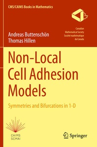 Enlarge image Cover: Non-Local Cell Adhesion Models - Springer