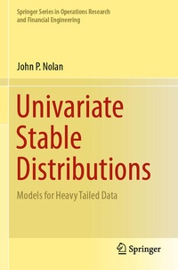 Enlarge image Cover: Univariate Stable Distributions - Springer