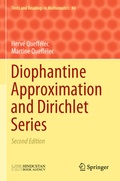 Cover: Diophantine Approximation and Dirichlet Series - Springer