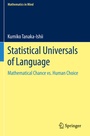 Cover: Statistical Universals of Language - Springer