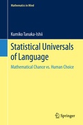 Cover: Statistical Universals of Language - Springer