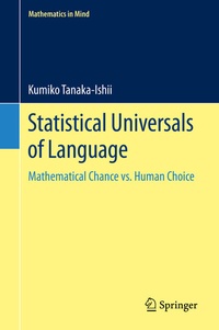 Enlarge image Cover: Statistical Universals of Language - Springer