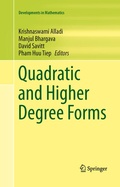 Cover: Quadratic and Higher Degree Forms - Springer