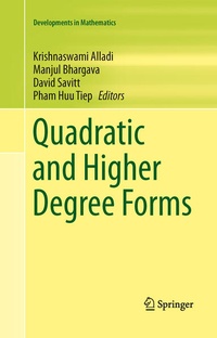 Enlarge image Cover: Quadratic and Higher Degree Forms - Springer