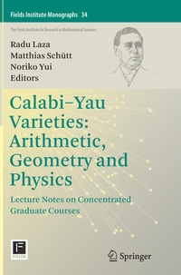 Enlarge image Cover: Calabi-Yau Varieties: Arithmetic, Geometry and Physics - Springer
