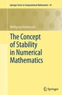 Cover: The Concept of Stability in Numerical Mathematics - Springer